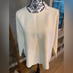 Elegant Cream Women's Top NWT Ann Taylor XL